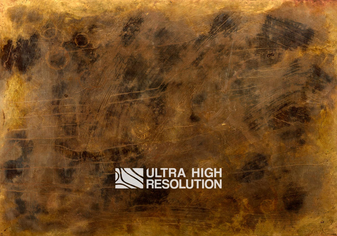 Aged Brass Plaque (609cm x 427cm)