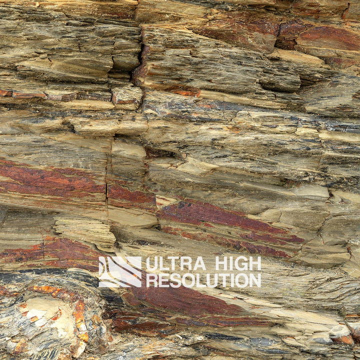 Beige Folded Sedimentary Rock Texture (342cm x 147cm)