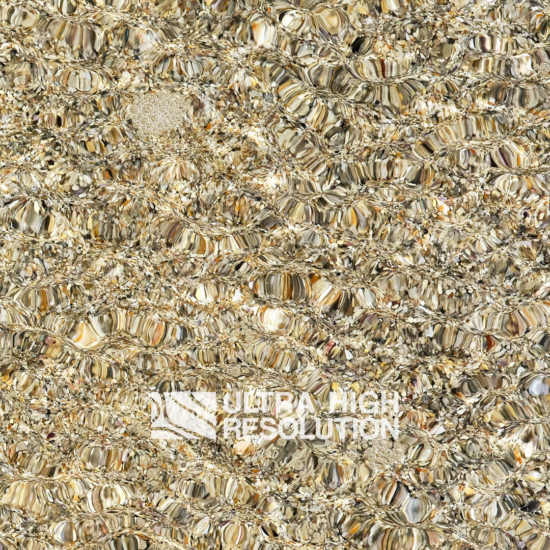 Beige Underwater Sand Refraction Texture (271cm x 203cm)