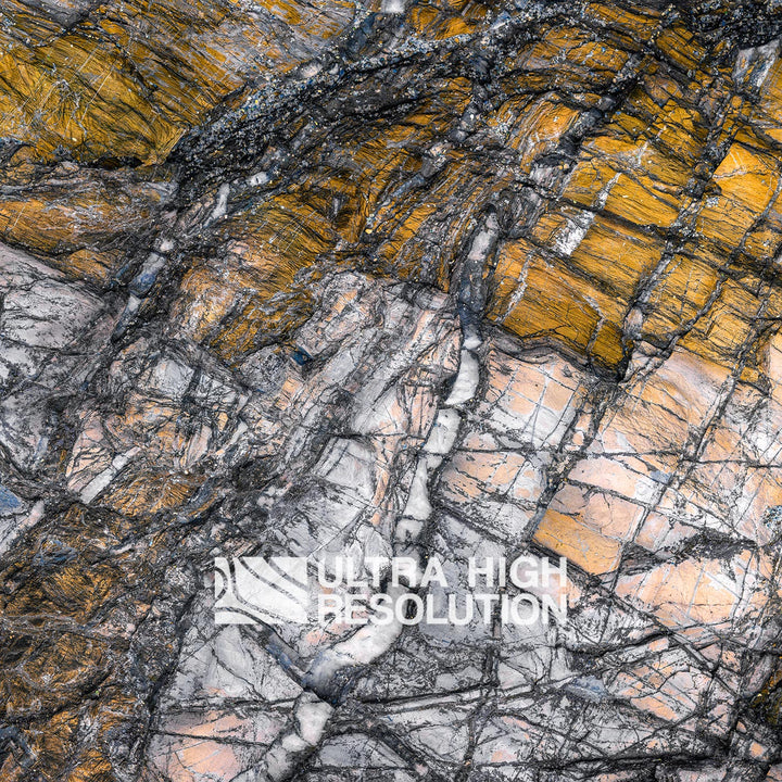Bright Weathered Ingeous Rock Texture (354cm x 148cm)
