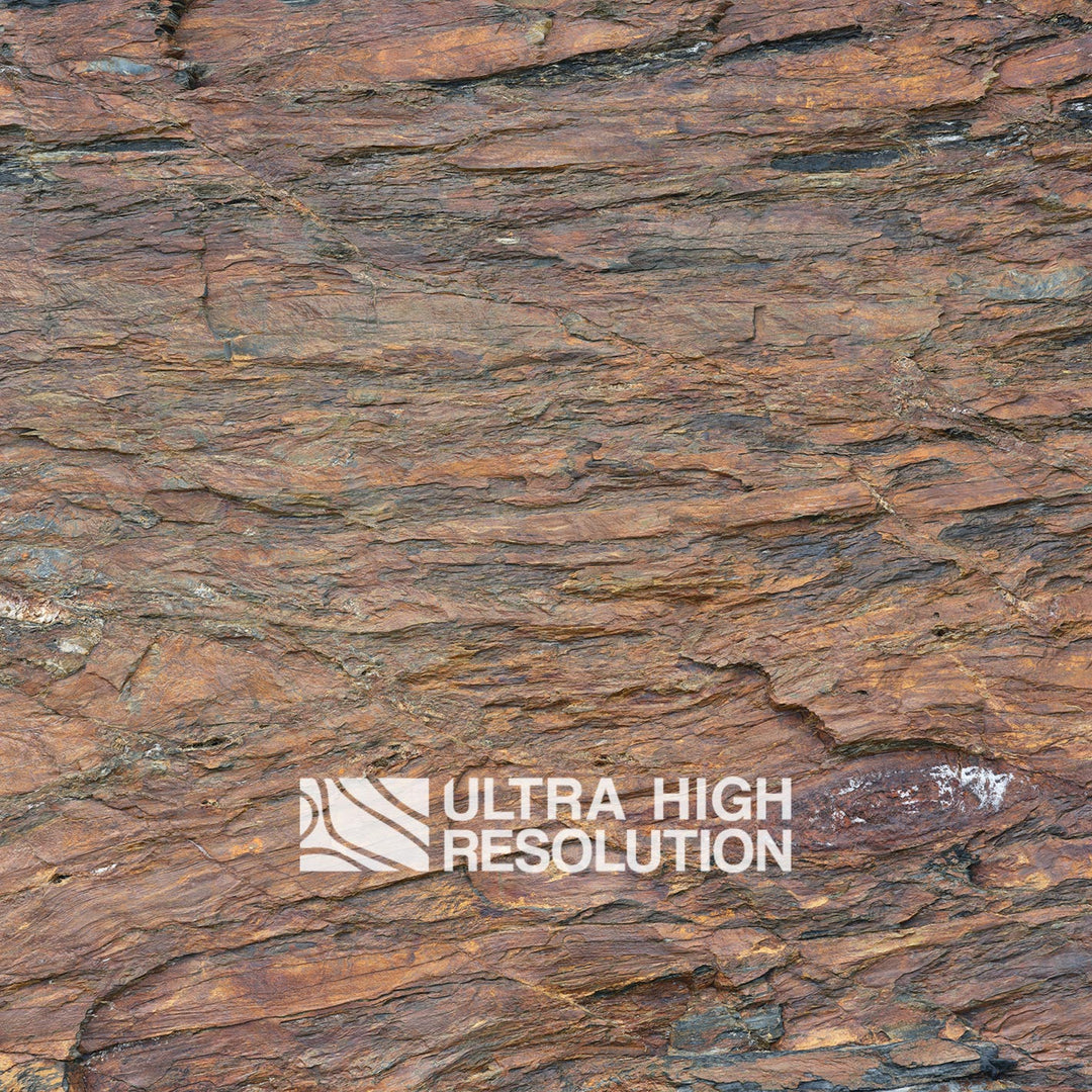 Brown Cleaved Cliff Rock Texture (271cm x 203cm)