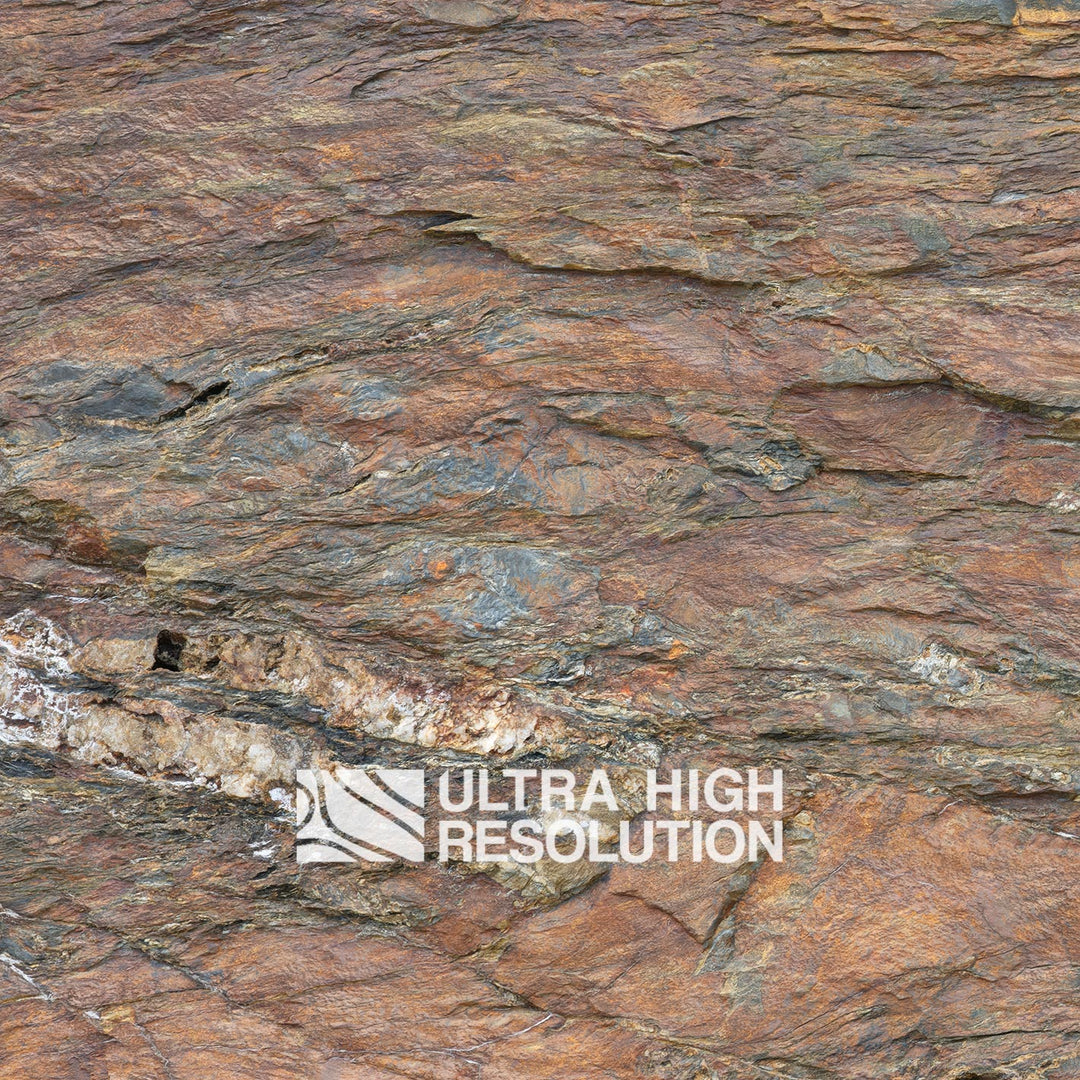 Brown Cleaved Cliff Rock Texture (271cm x 203cm)
