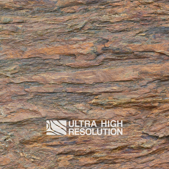 Brown Cleaved Cliff Rock Texture (271cm x 203cm)