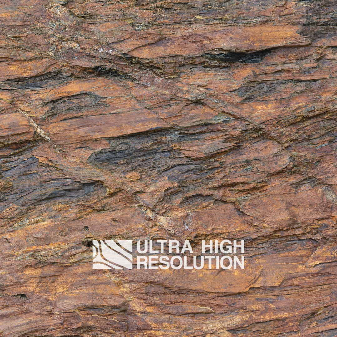 Brown Cleaved Cliff Rock Texture (271cm x 203cm)