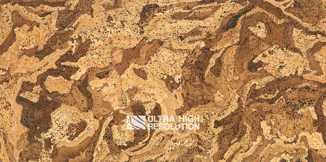 Brown Marbled Cork Composite Texture (358cm x 178cm)