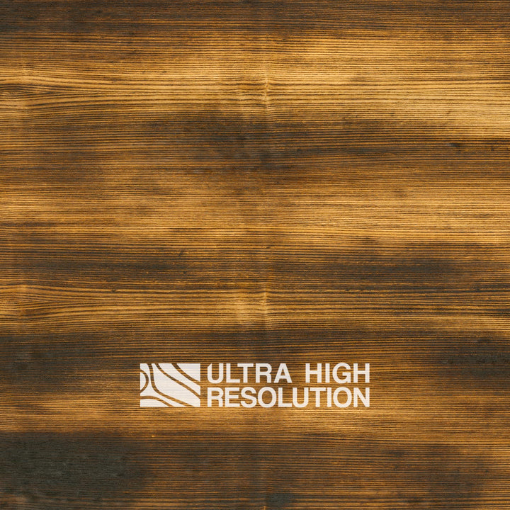 Burnt Pine Wood with Golden Brown Grain Texture (700cm x 297cm)
