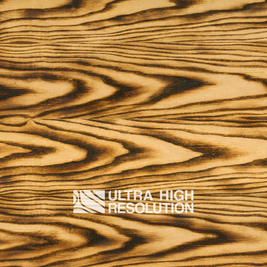 Burnt Pine Wood with Golden Brown Grain Texture (700cm x 297cm)