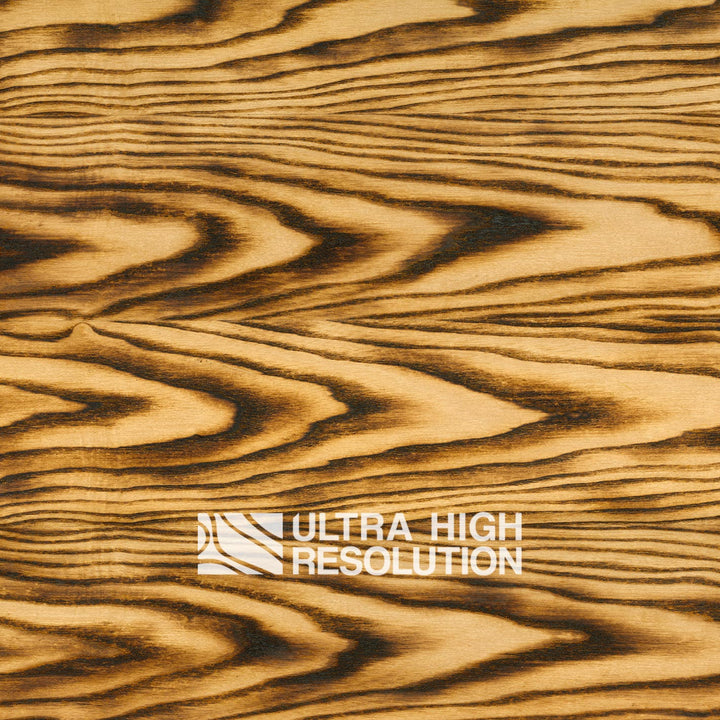 Burnt Pine Wood with Golden Brown Grain Texture (700cm x 297cm)