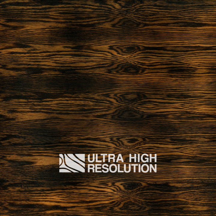 Charred Oak Wood with Burnt Grain Texture (706cm x 311cm)