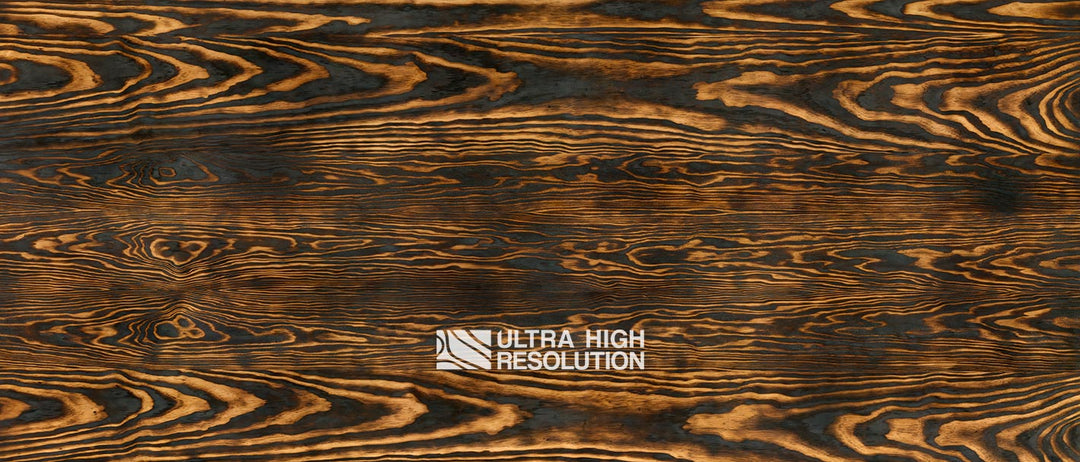 Charred Pine Wood Texture (697cm x 298cm)