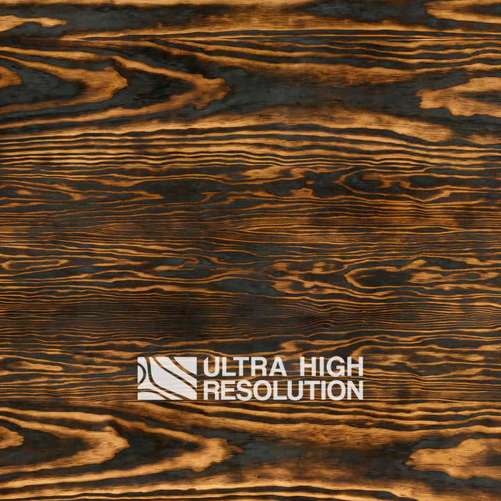 Charred Pine Wood Texture (697cm x 298cm)