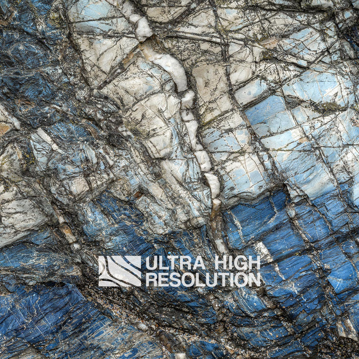 Cold Grey Ingeous Rock Texture (354cm x 148cm)