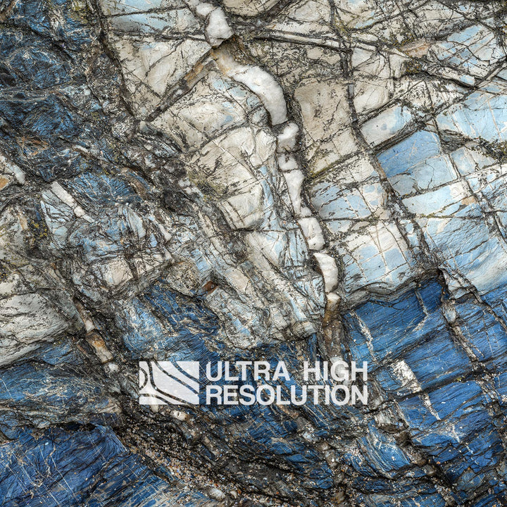 Cold Grey Ingeous Rock Texture (354cm x 148cm)