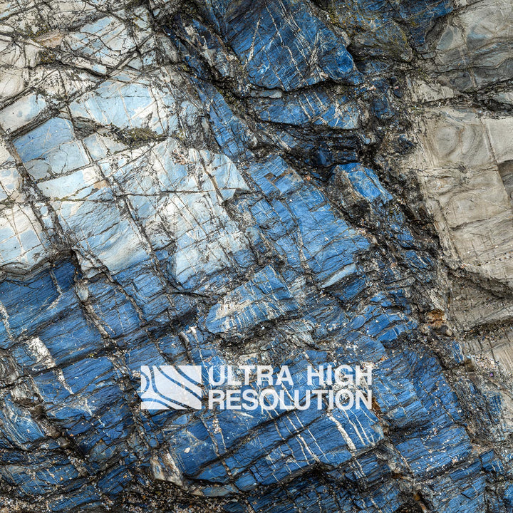 Cold Grey Ingeous Rock Texture (354cm x 148cm)