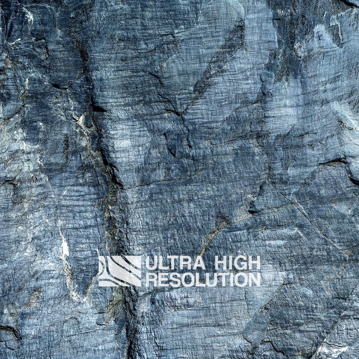 Cool Blue Metamorphosed Slate Crystalline Texture (193cm x 82cm)