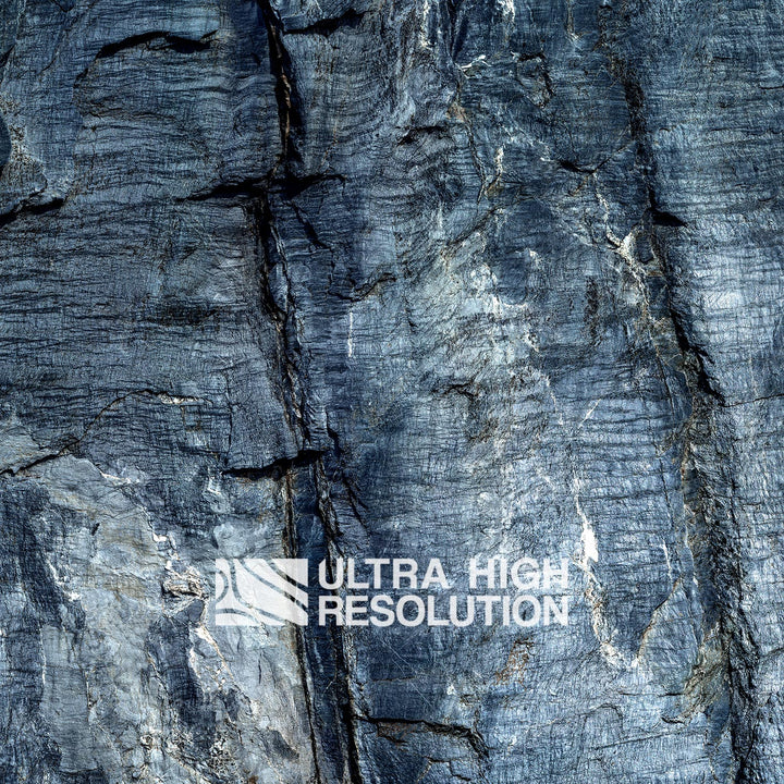 Cool Blue Metamorphosed Slate Crystalline Texture (193cm x 82cm)