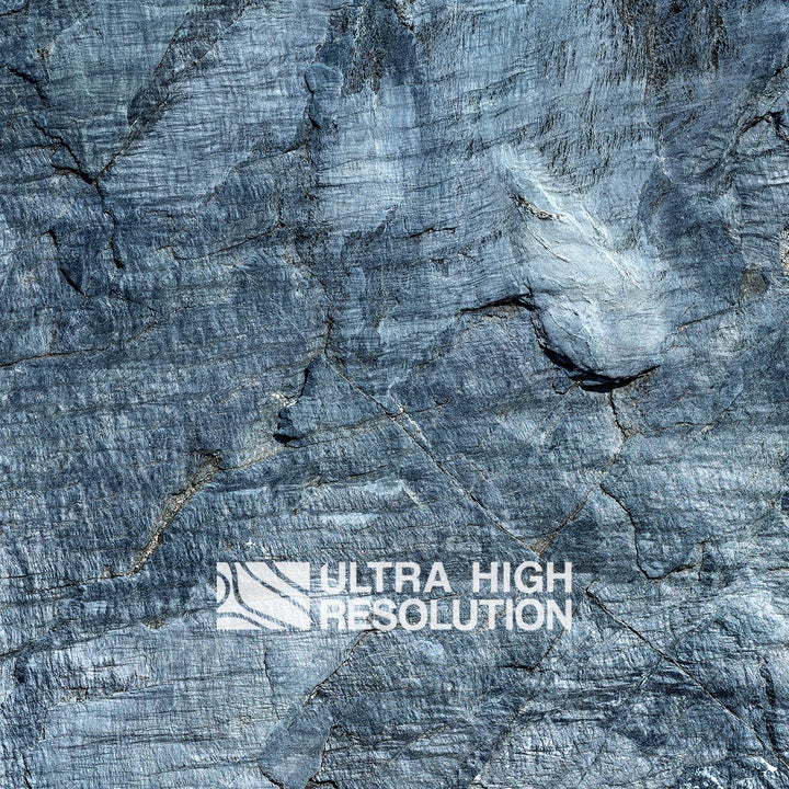 Cool Blue Metamorphosed Slate Crystalline Texture (193cm x 82cm)