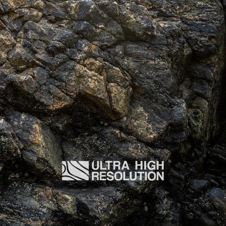 Cool Dark Basalt Rock Texture (336cm x 145cm)