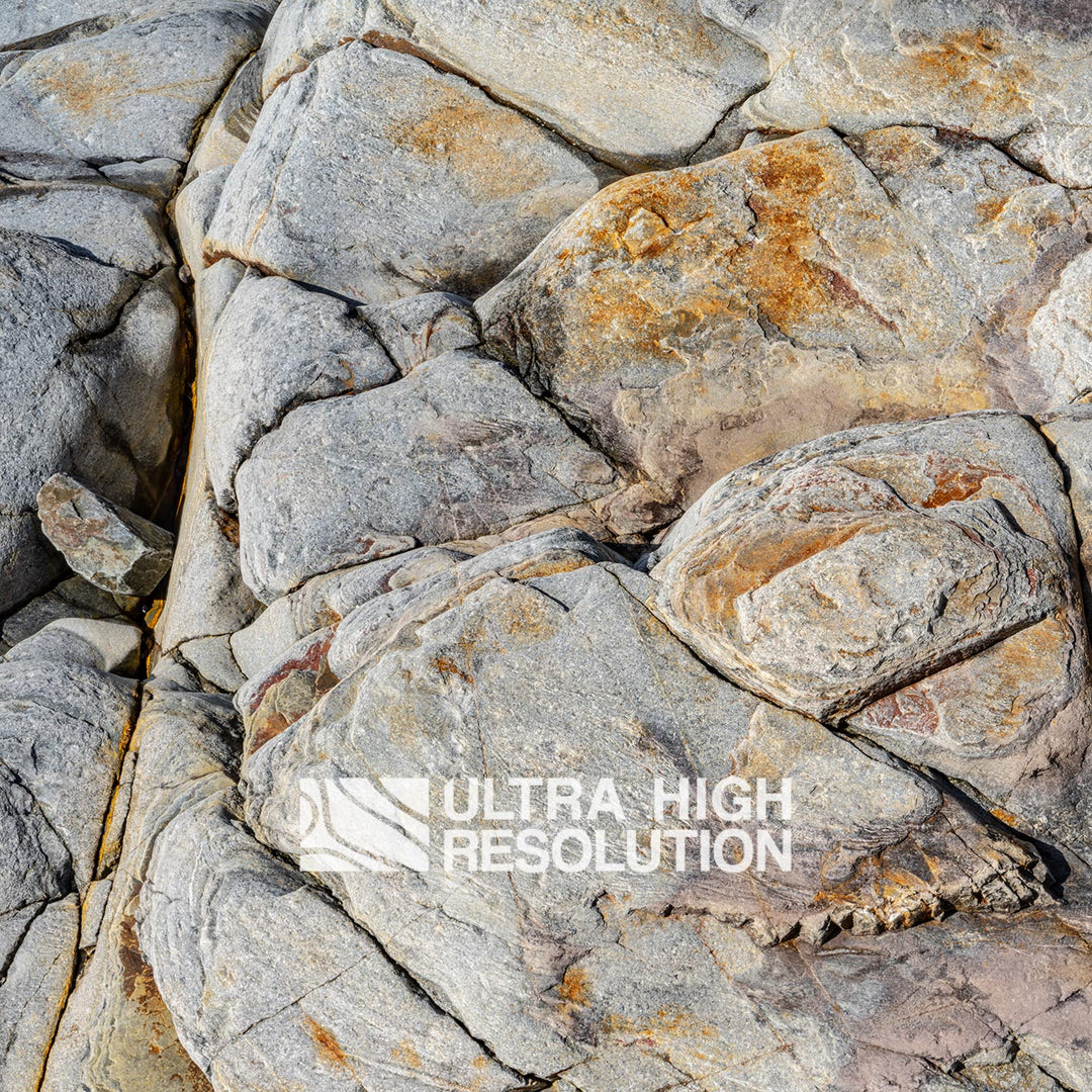 Cracked Grey Rock Face (337cm x 146cm)