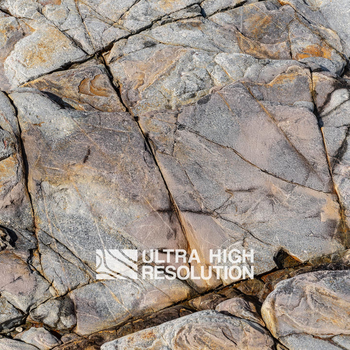 Cracked Grey Rock Face (337cm x 146cm)