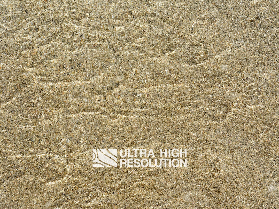 Dark Beige Rippled Sand Shallows Texture (271cm x 203cm)