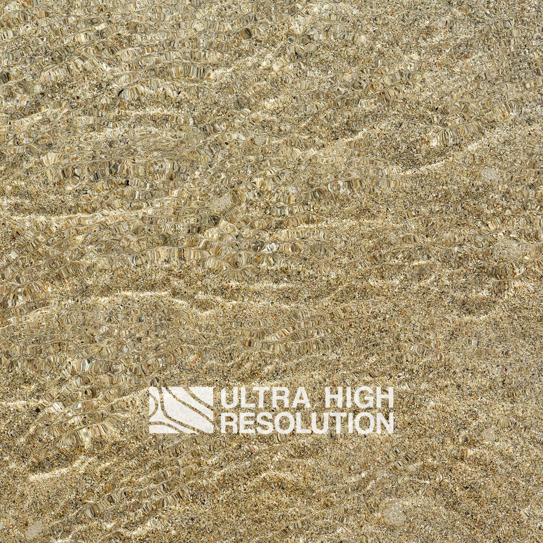 Dark Beige Rippled Sand Shallows Texture (271cm x 203cm)