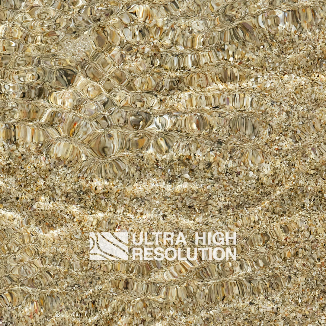Dark Beige Rippled Sand Shallows Texture (271cm x 203cm)