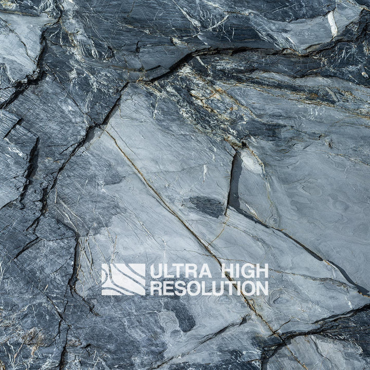 Dark Grey Granite Fractured Stone Texture (190cm x 81cm)