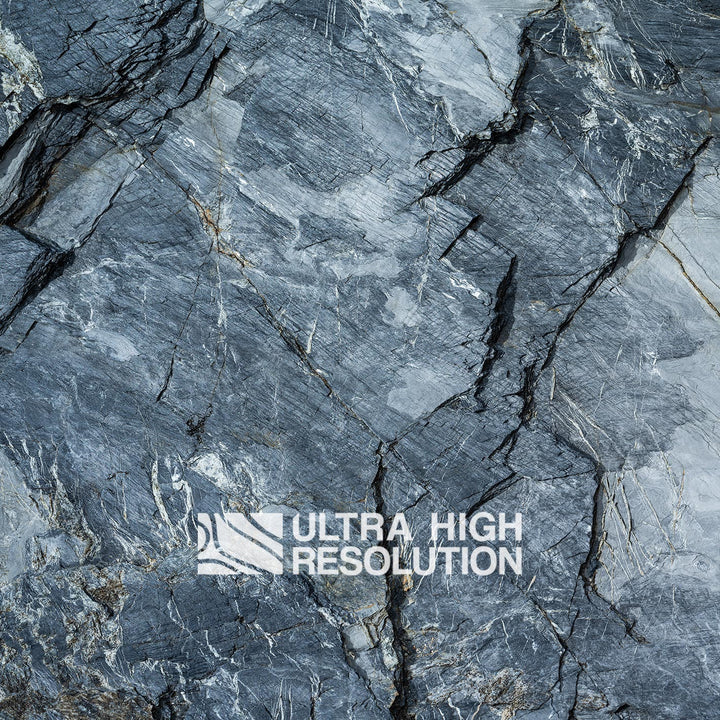 Dark Grey Granite Fractured Stone Texture (190cm x 81cm)