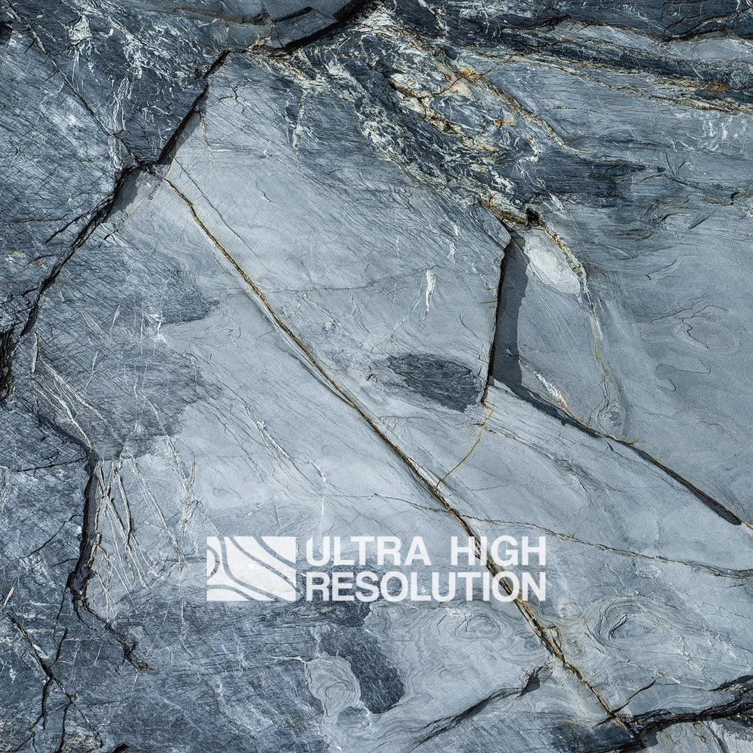 Dark Grey Granite Fractured Stone Texture (190cm x 81cm)