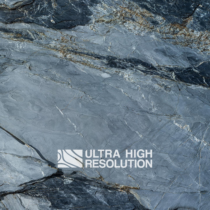 Dark Grey Granite Fractured Stone Texture (190cm x 81cm)