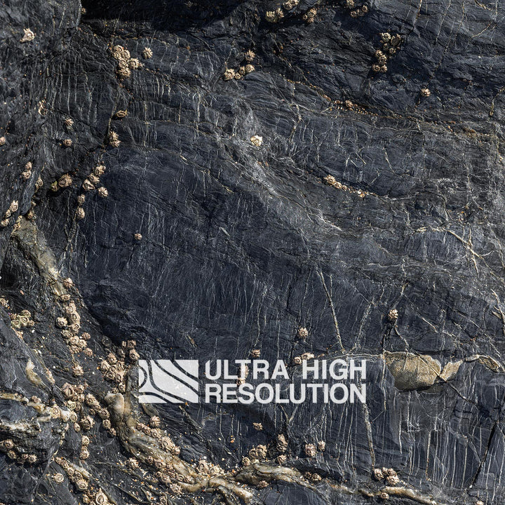 Dark Grey Spiderweb Veined Rock Texture (106cm x 44cm)