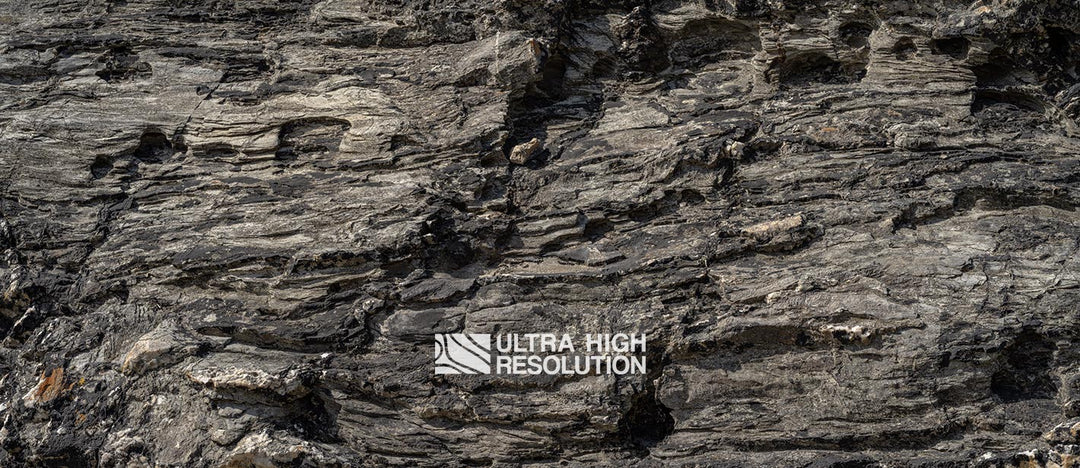 Dark Shale Rock Texture (339cm x 147cm)
