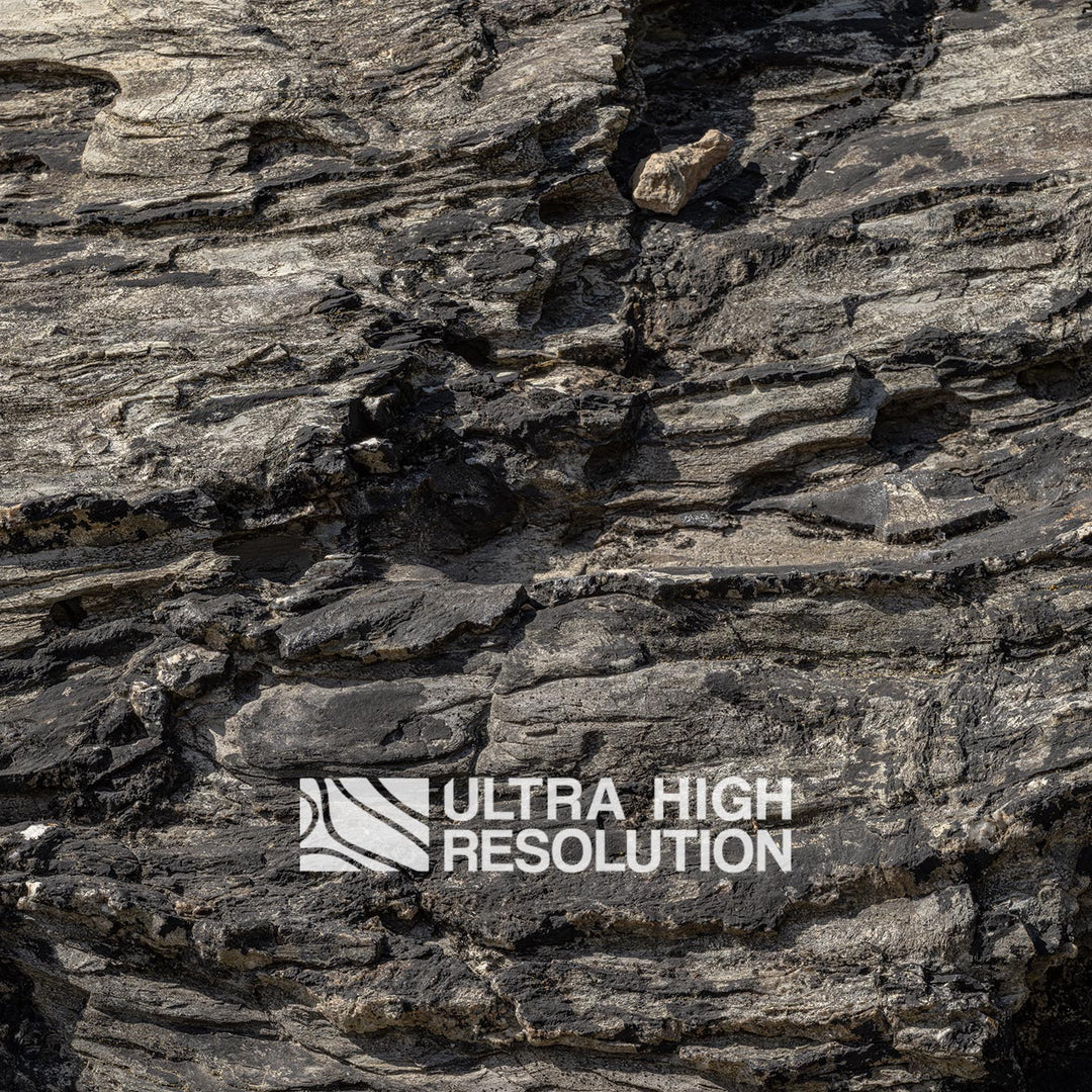 Dark Shale Rock Texture (339cm x 147cm)