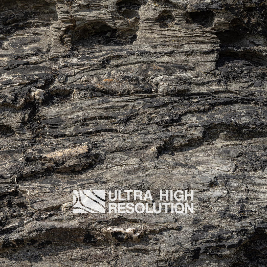 Dark Shale Rock Texture (339cm x 147cm)