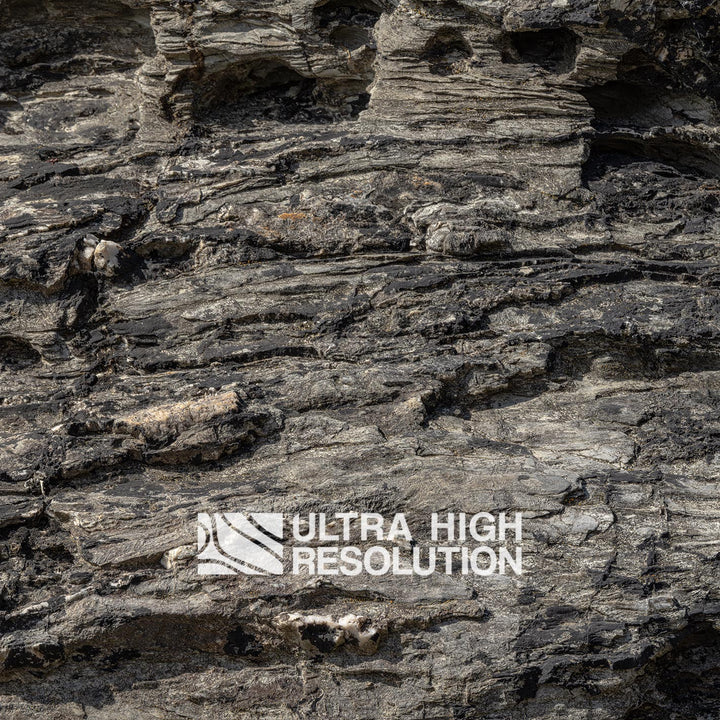 Dark Shale Rock Texture (339cm x 147cm)