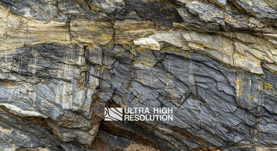 Dark Slate Cliff Texture (380cm x 208cm)