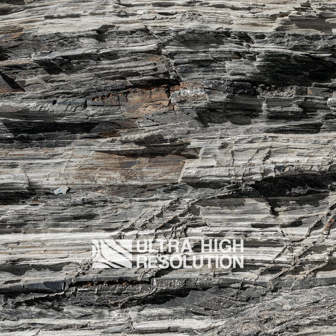 Flaky Grey Rock Texture (342cm x 147cm)
