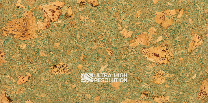 Green Cork Composite Marbled Texture (358cm x 177cm)