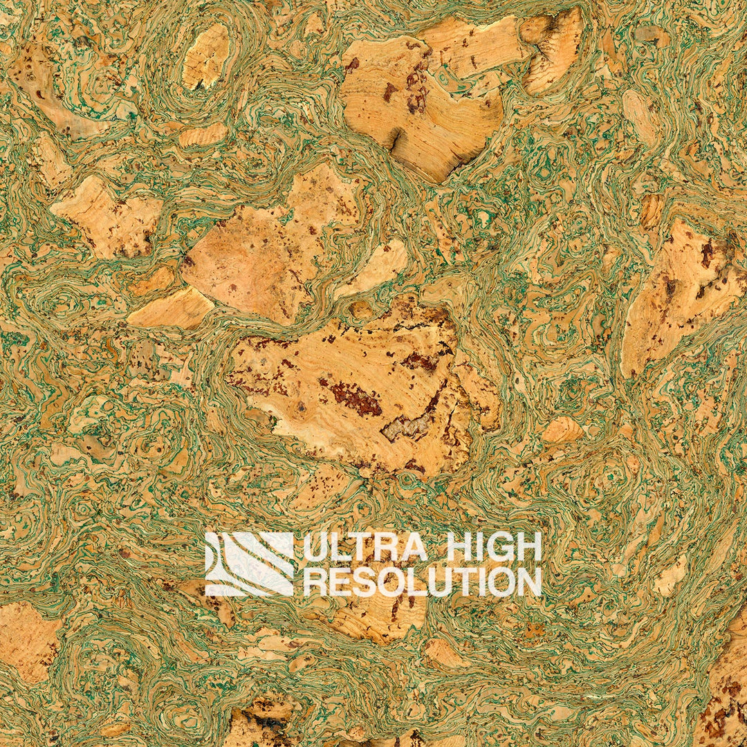 Green Cork Composite Marbled Texture (358cm x 177cm)