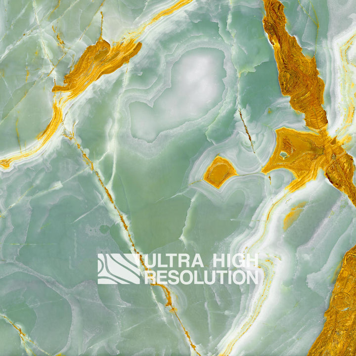 Green Onyx With Gold Veins (629cm x 417cm)