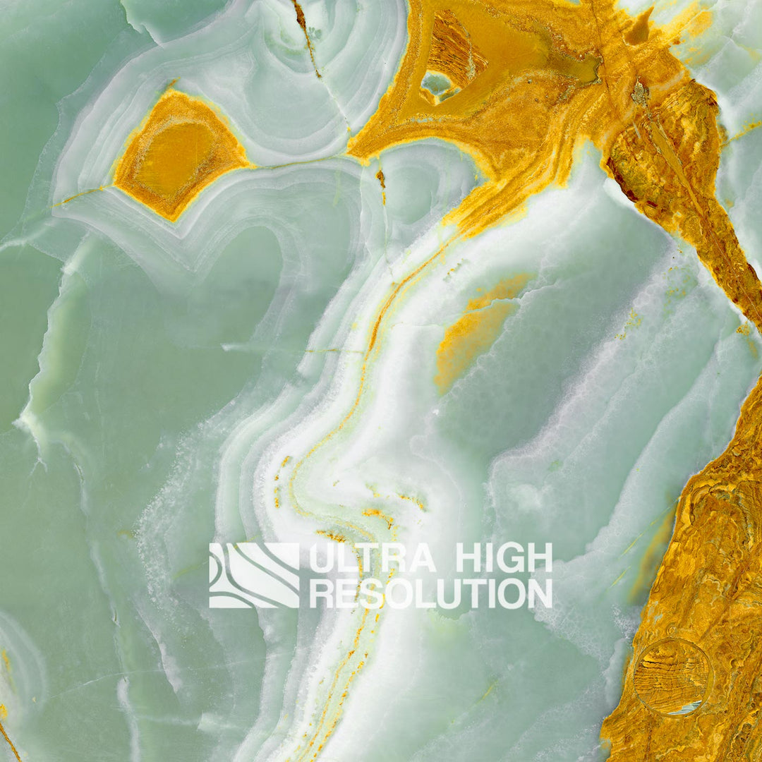 Green Onyx With Gold Veins (629cm x 417cm)
