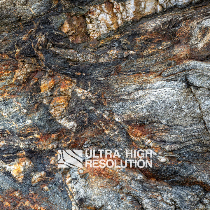 Grey and Amber Layered Gneiss Texture  (348cm x 145cm)