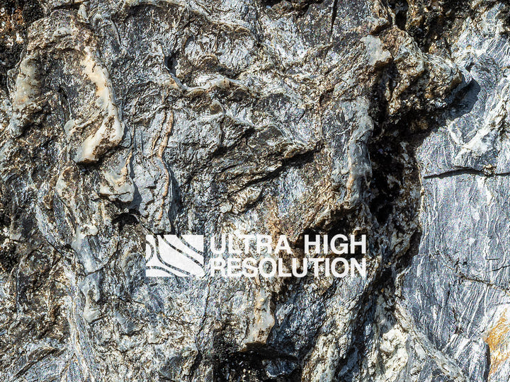 Grey Crystalline Rock Texture (191cm x 82cm)
