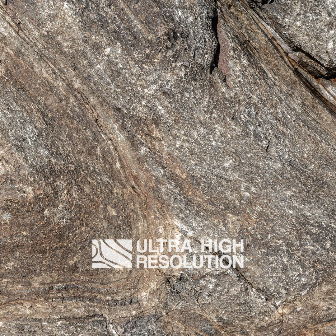 Grey Folded Metamorphic Rock Texture (334cm x 147cm)