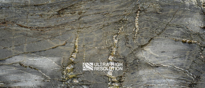 Grey Granite Crystalline Texture with Fine Lined Pattern (342cm x 147cm)