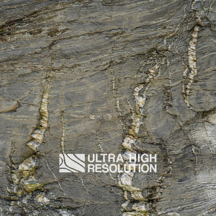 Grey Granite Crystalline Texture with Fine Lined Pattern (342cm x 147cm)