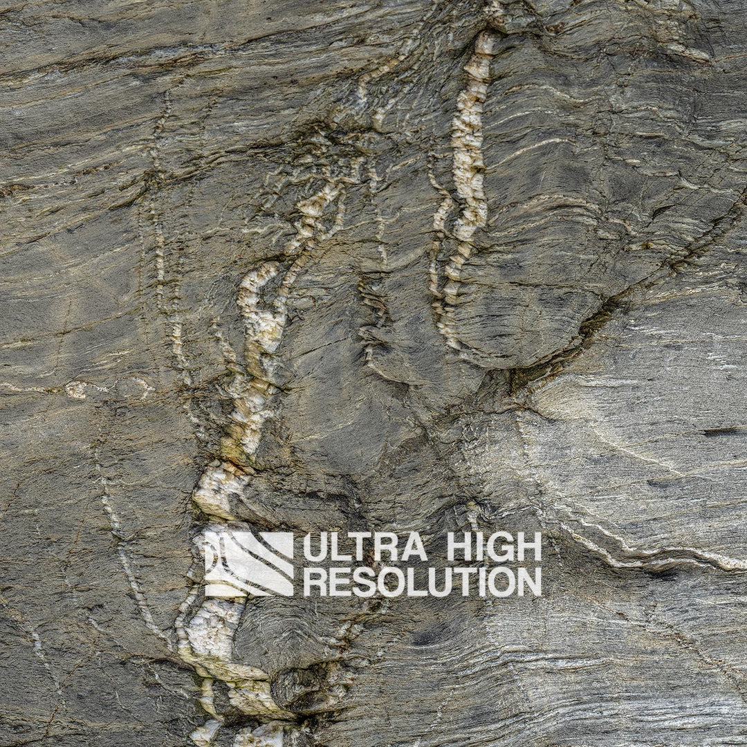 Grey Granite Crystalline Texture with Fine Lined Pattern (342cm x 147cm)