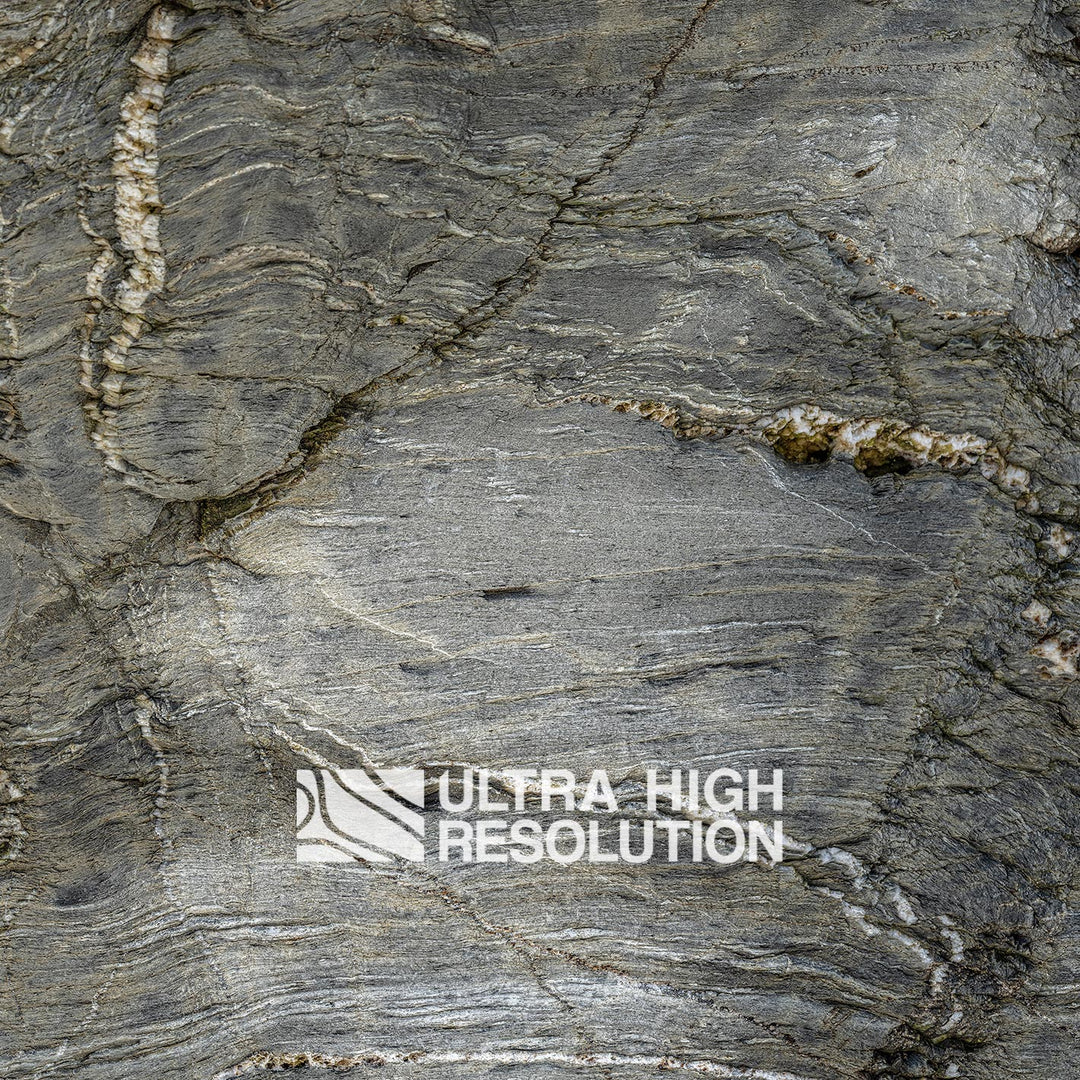 Grey Granite Crystalline Texture with Fine Lined Pattern (342cm x 147cm)