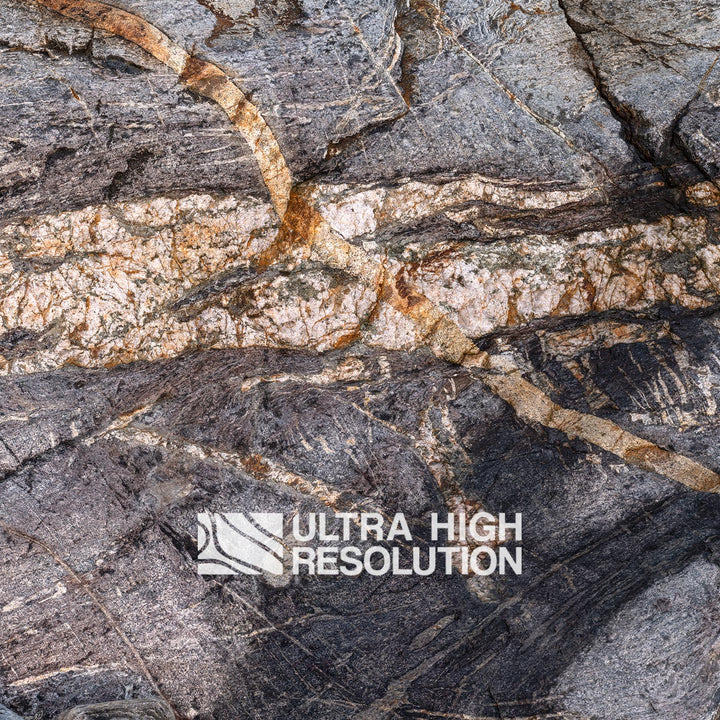 Grey Granite Crystalline Texture with Fractures (336cm x 146cm)